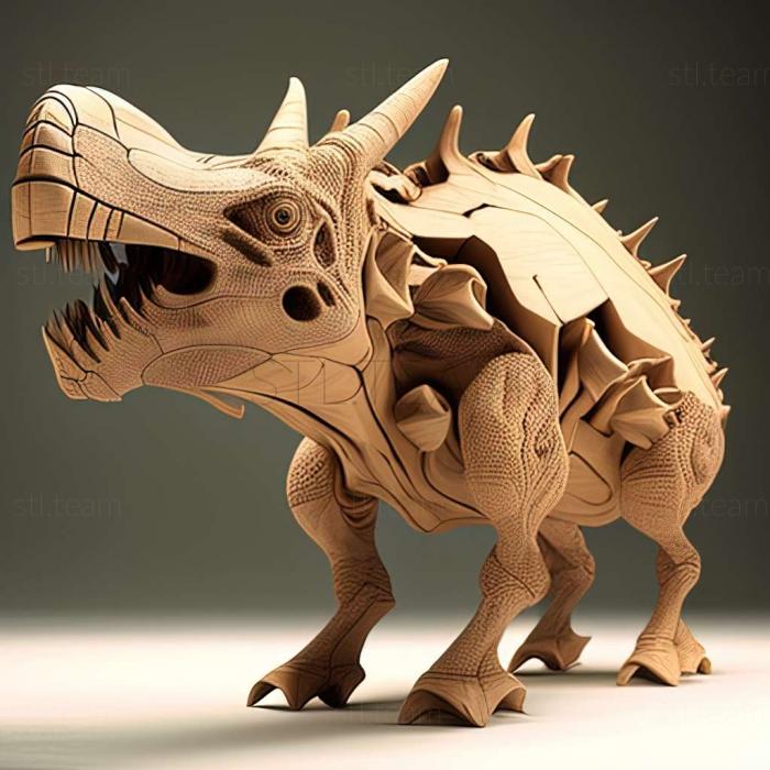 3D модель Dicronocephalus adamsi (STL)